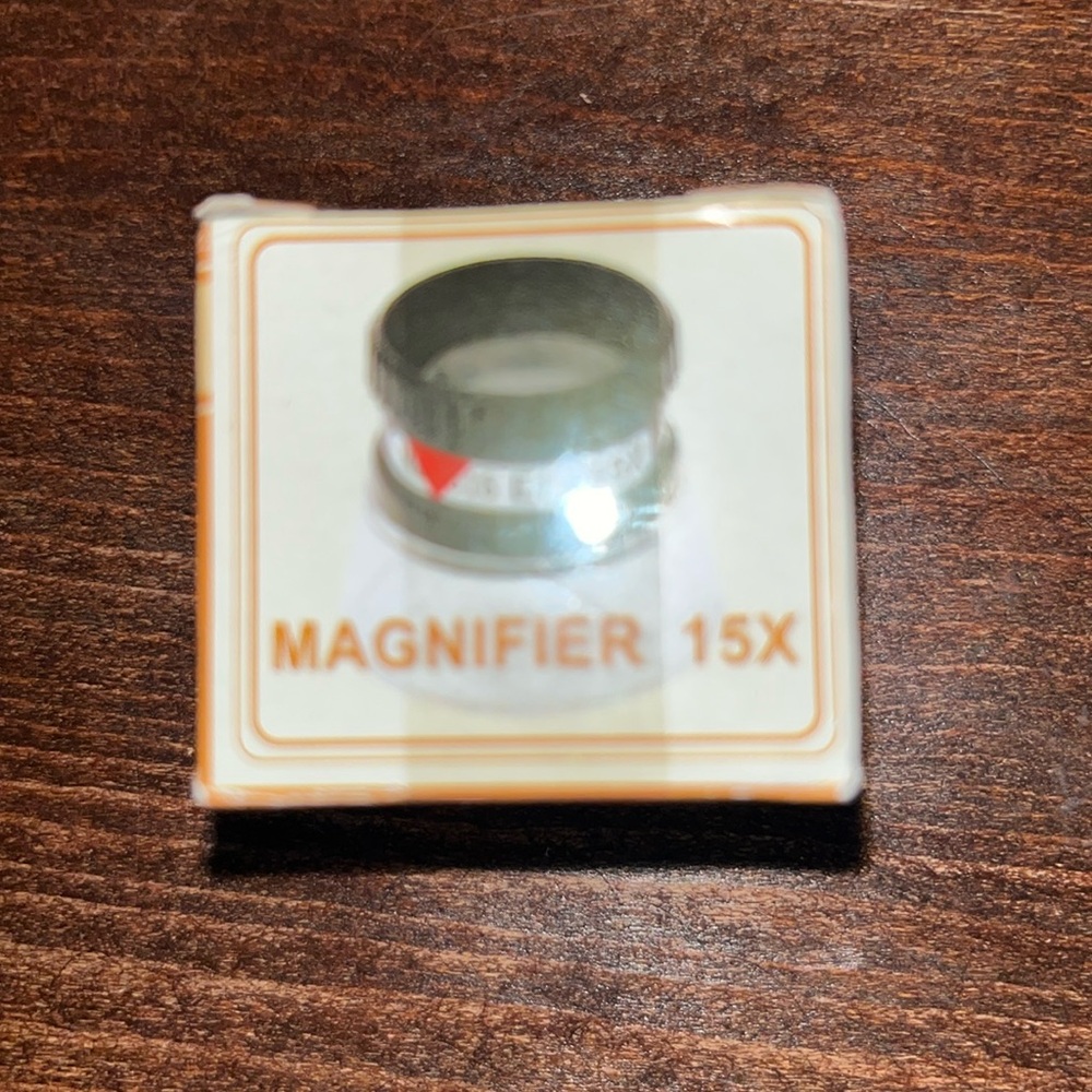 15X Magnifer For Stamp Collecting, Jewelry